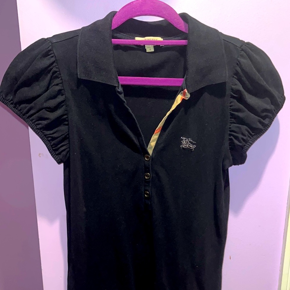 Burberry Puff Sleeved Polo